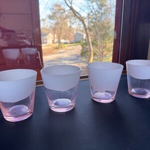 Pink Glass Tumblers